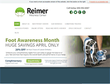 Tablet Screenshot of drreimer.com